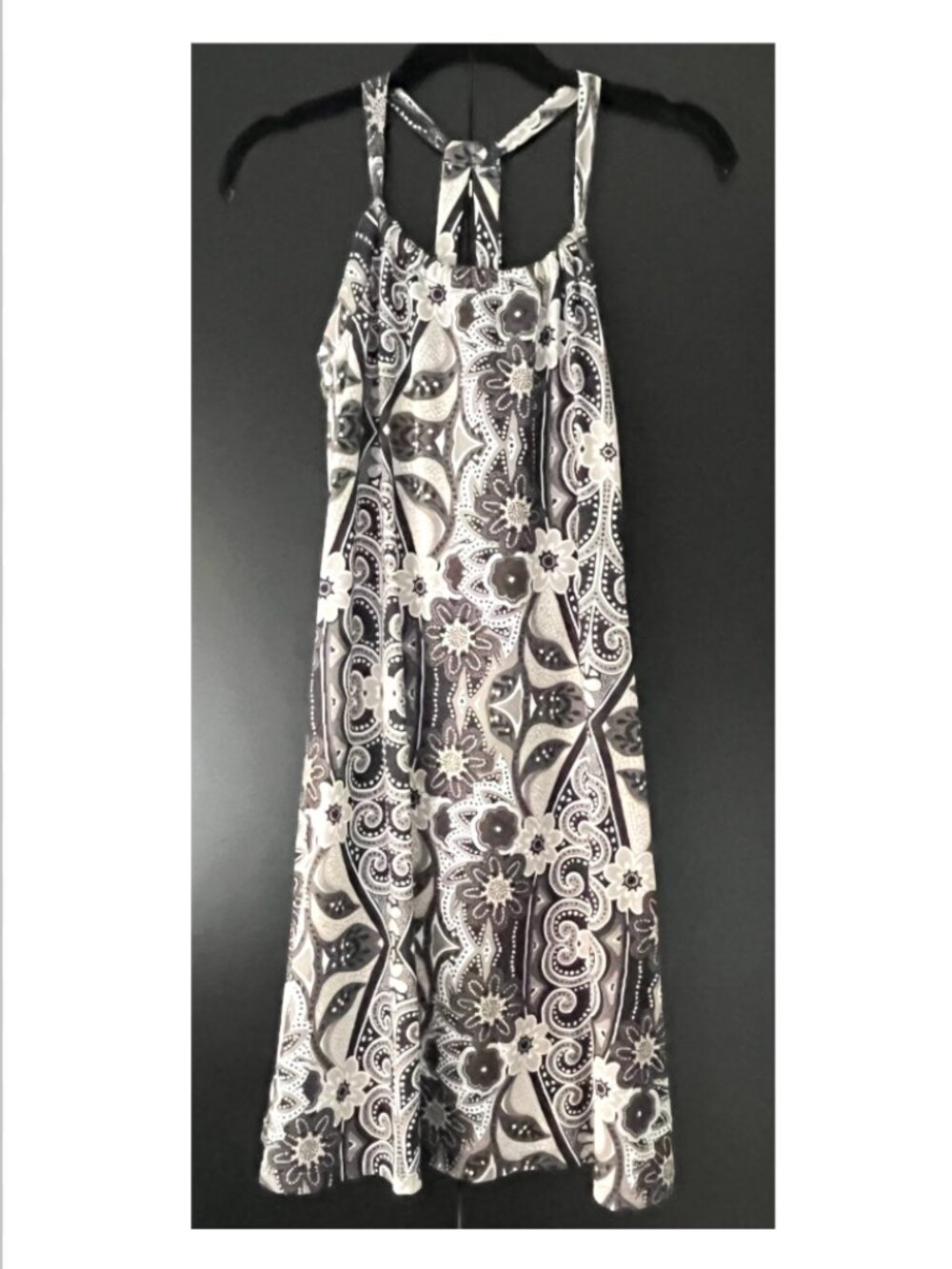 PrAna Quinn Racerback w/ Shelf Bra | Athletic Travel Dress Quick-Dry | Size S